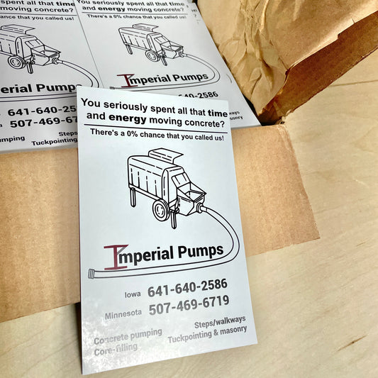 Custom Flyers Designed and Delivered: A Success Story with Imperial Pumps