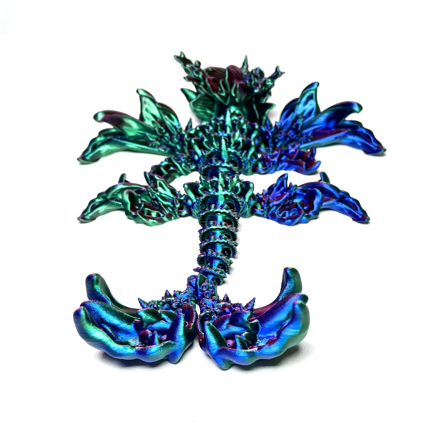 Baby Coral Reef Dragon - flexible statuette home decor figurine