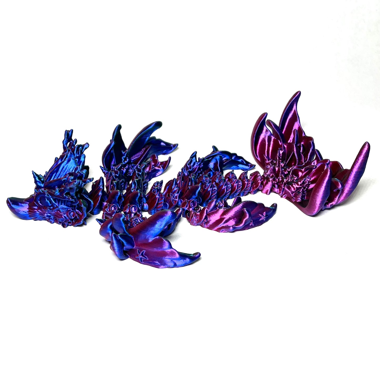 Baby Coral Reef Dragon - flexible statuette home decor figurine