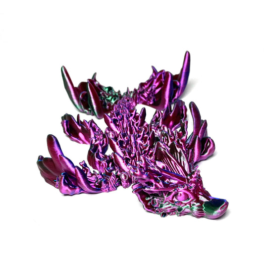 Baby Coral Reef Dragon - flexible statuette home decor figurine