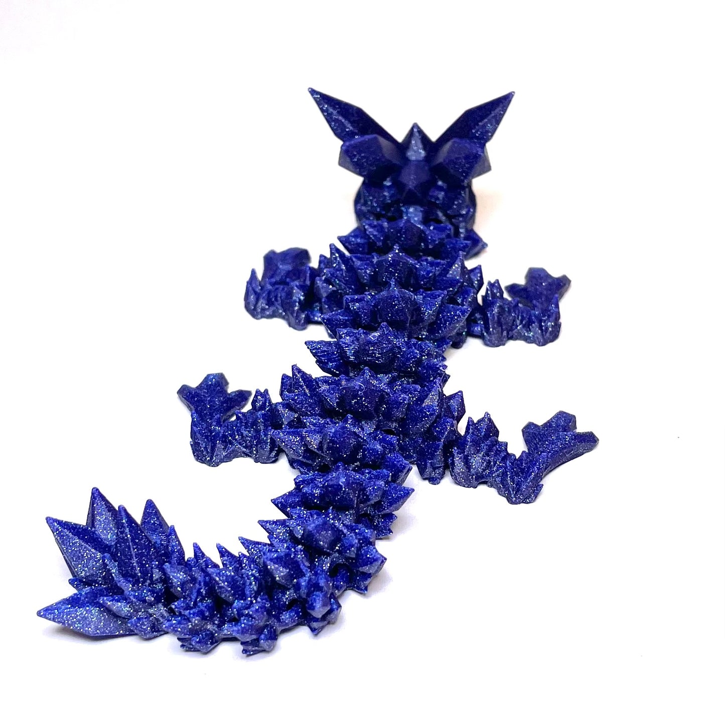 Baby Crystal Dragon - flexible dragon statue  decorative figurine - home decor