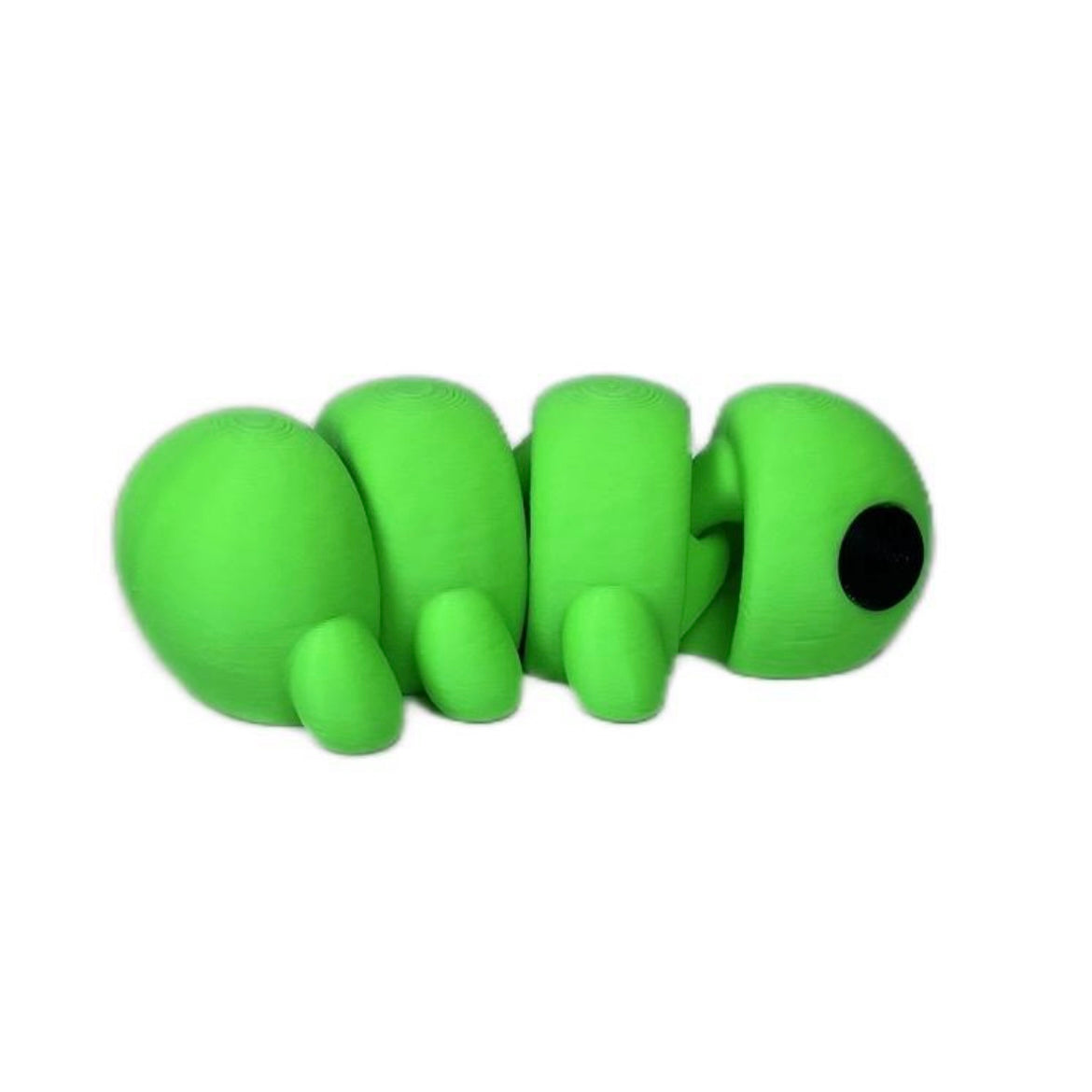 Flexi Caterpillar - home decor statuette minimalist flexible figurine