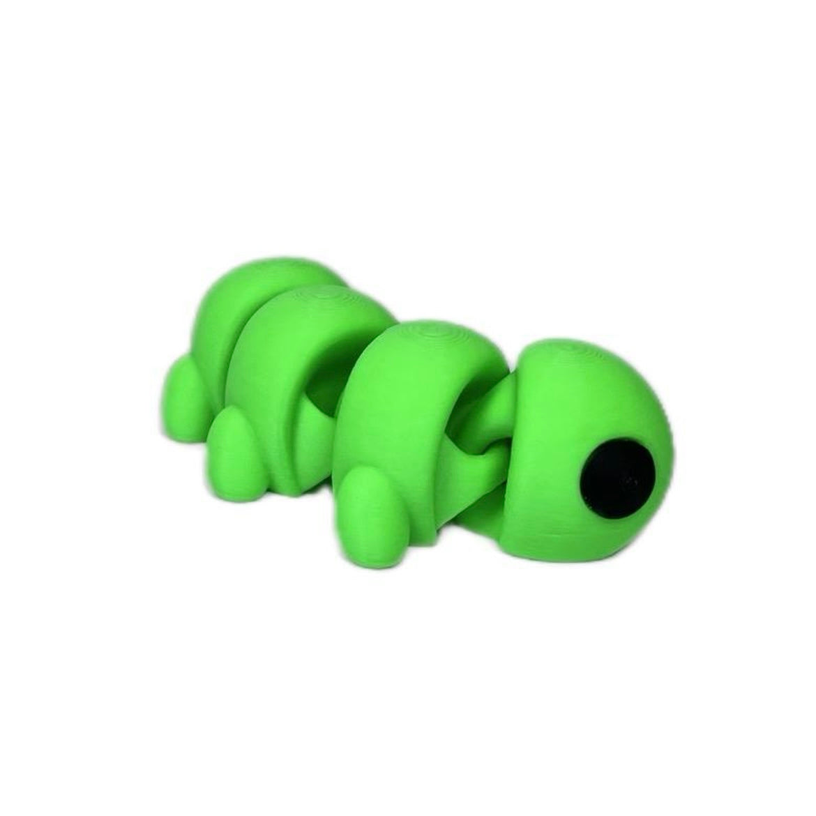 Flexi Caterpillar - home decor statuette minimalist flexible figurine