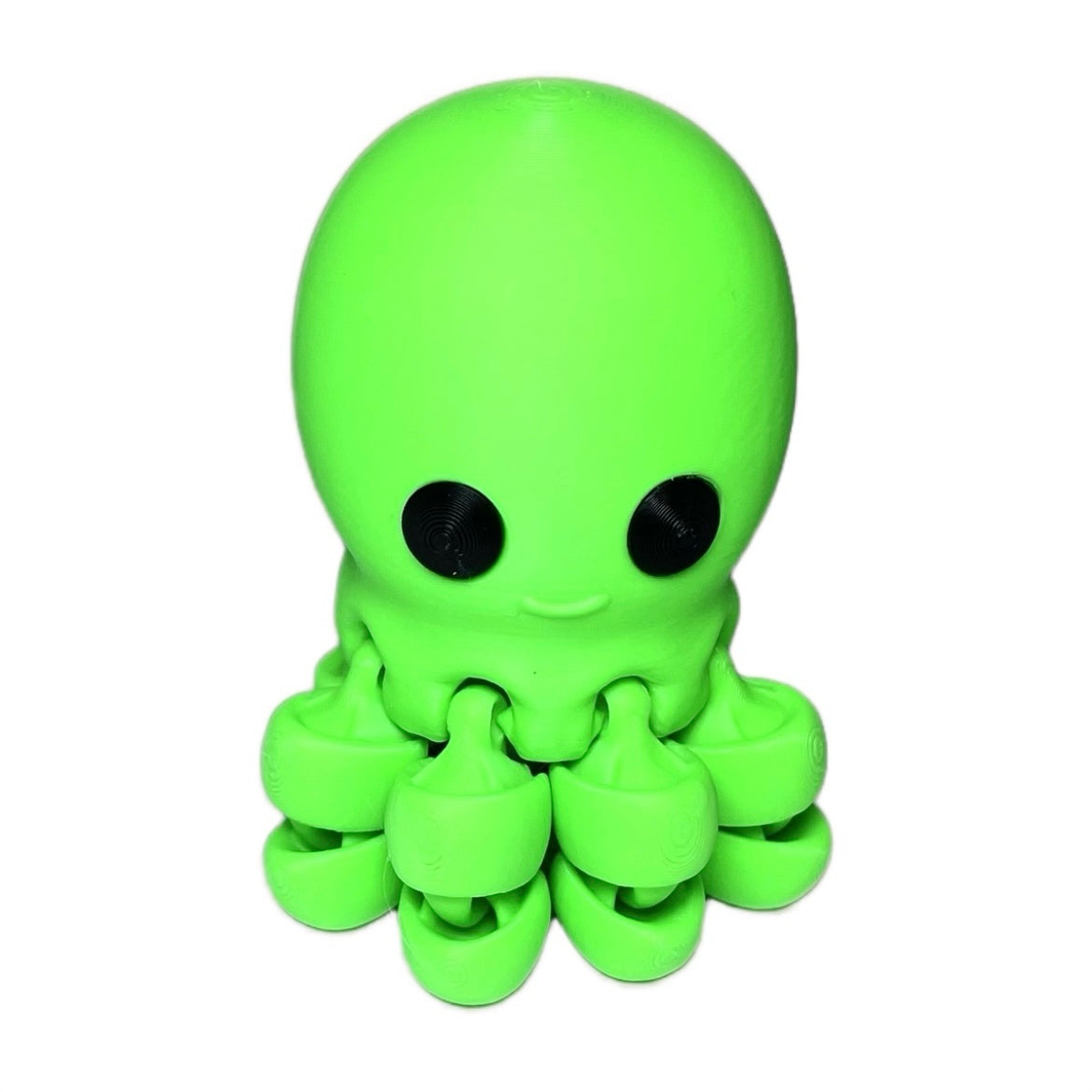 Flexi Octopus - home decor statuette minimalist flexible figurine