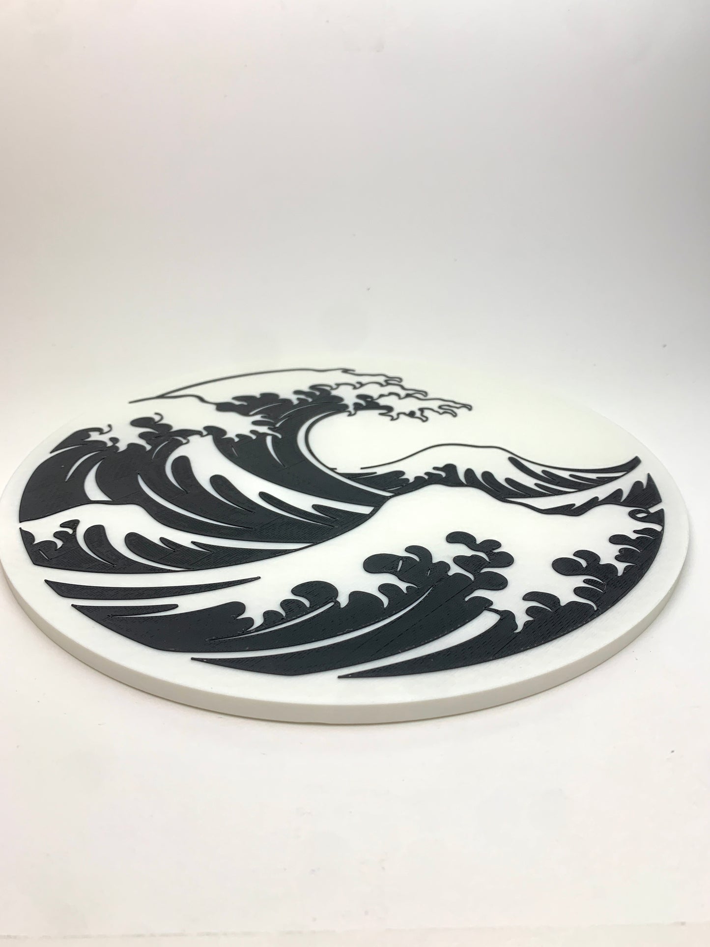 Waves Graphic Plaque