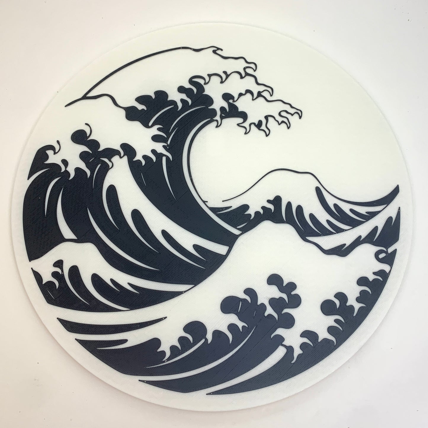 Waves Graphic Plaque